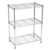 Estanteria de 3 niveles / Cromo (90 x 72 x 35)