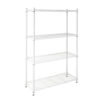 Estanteria de 4 niveles / Blanca (120 x 72 x 35)