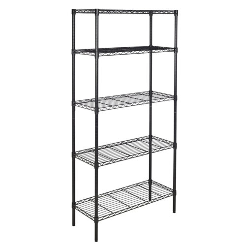 Estanteria de 5 niveles / Negra (180 x 70 x 35)