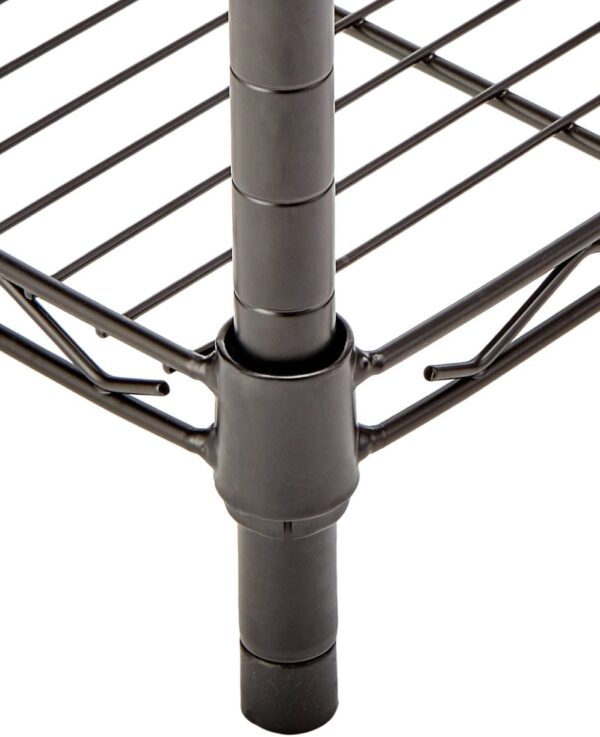 Estanteria de 4 niveles / Negra (120 x 72 x 35)