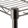 Estanteria de 4 niveles / Negra (120 x 72 x 35)