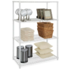 Estanteria de 4 niveles con Ruedas / Blanca (120 x 72 x 35)