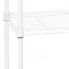 Estanteria de 4 niveles con Ruedas / Blanca (120 x 72 x 35)