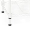 Estanteria de 4 niveles con Ruedas / Blanca (120 x 72 x 35)