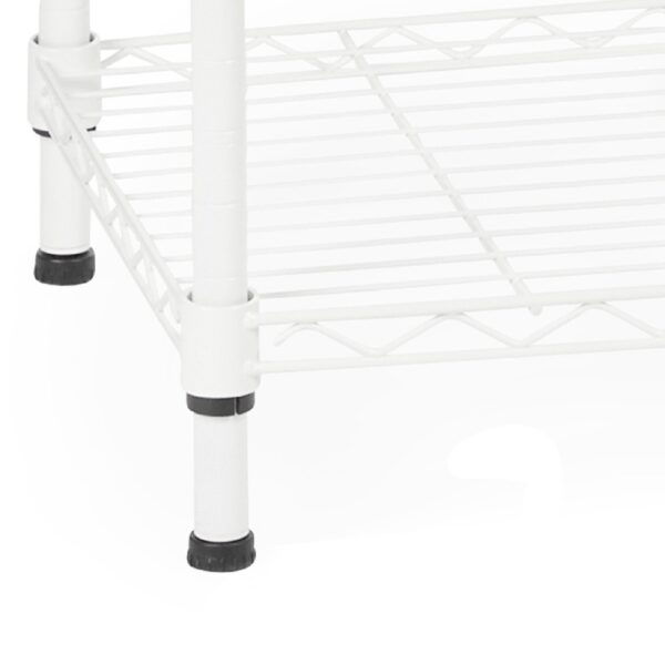 Estanteria de 4 niveles con Ruedas / Blanca (120 x 72 x 35)