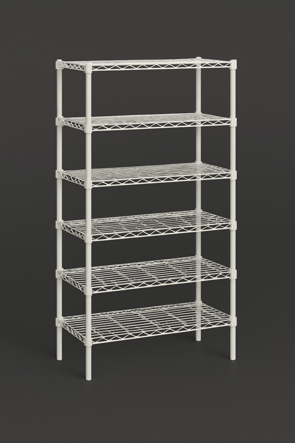 Estanteria de 6 niveles / Blanca (180 x 72 x 35)