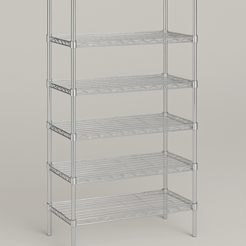 Estanteria de 6 niveles / Cromo (180 x 70 x 35)